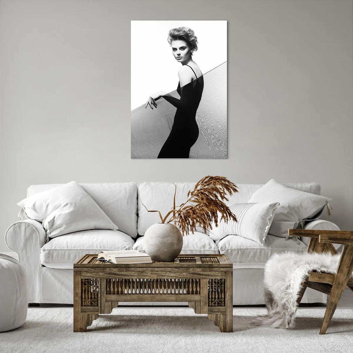 Schilderen op canvas - Magnetische blik - 70x100 cm