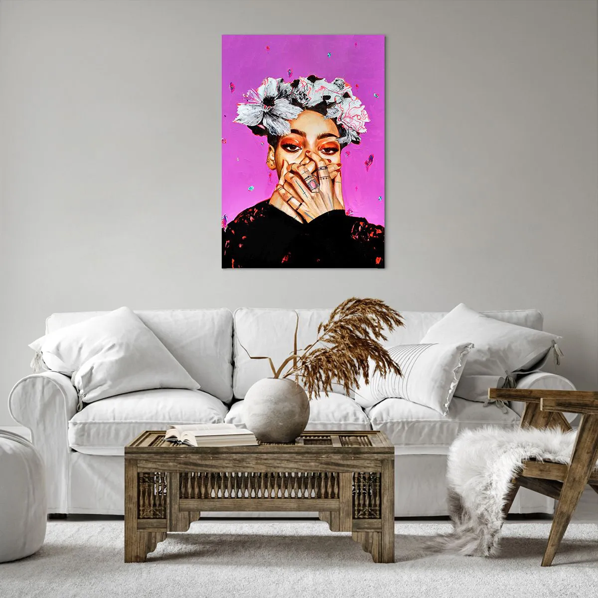 Impression sur toile - Image sur toile - Un peu fou - 70x100 cm