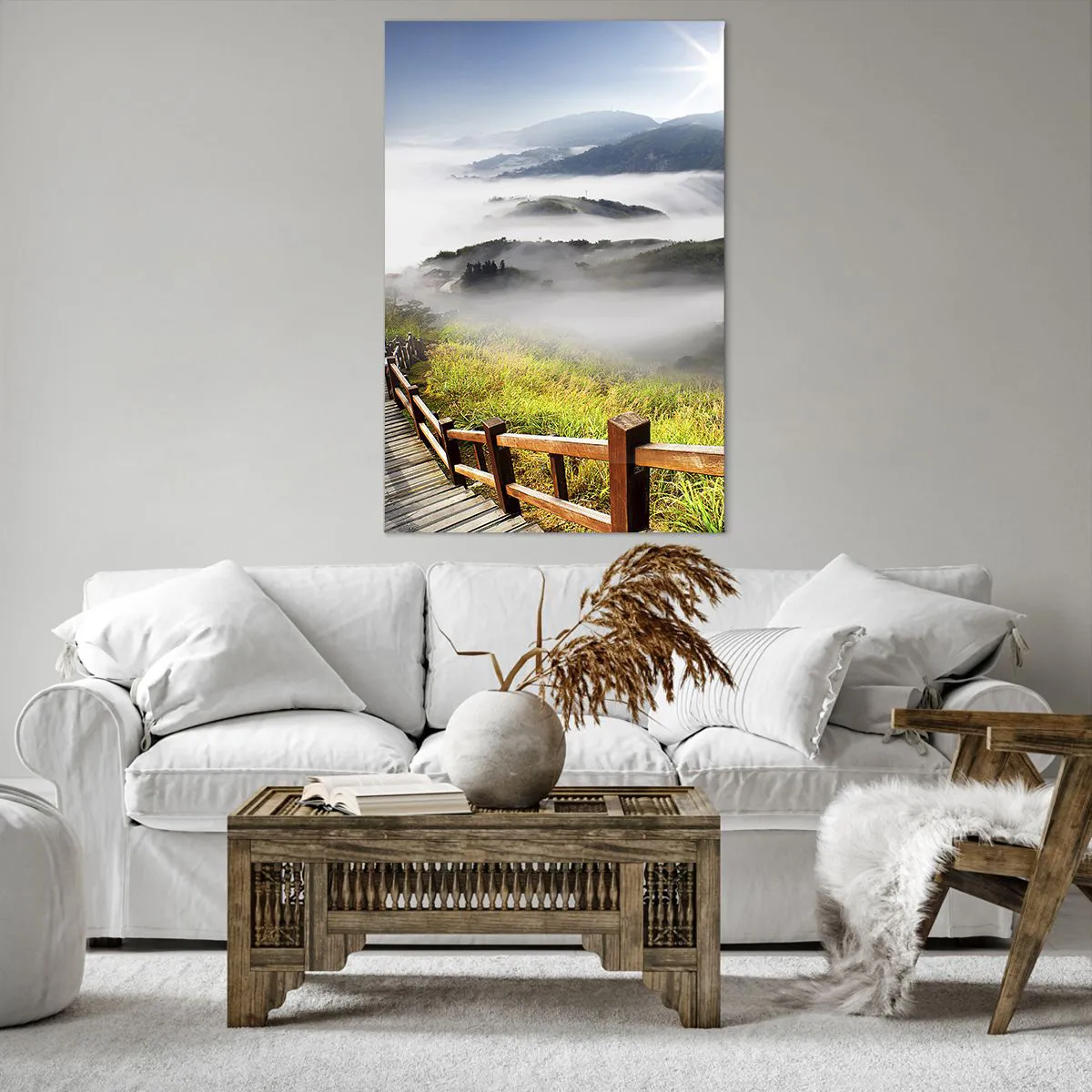 Lærredstryk - Billede på lærred - Vævet mod blænding og tåge - 80x120 cm