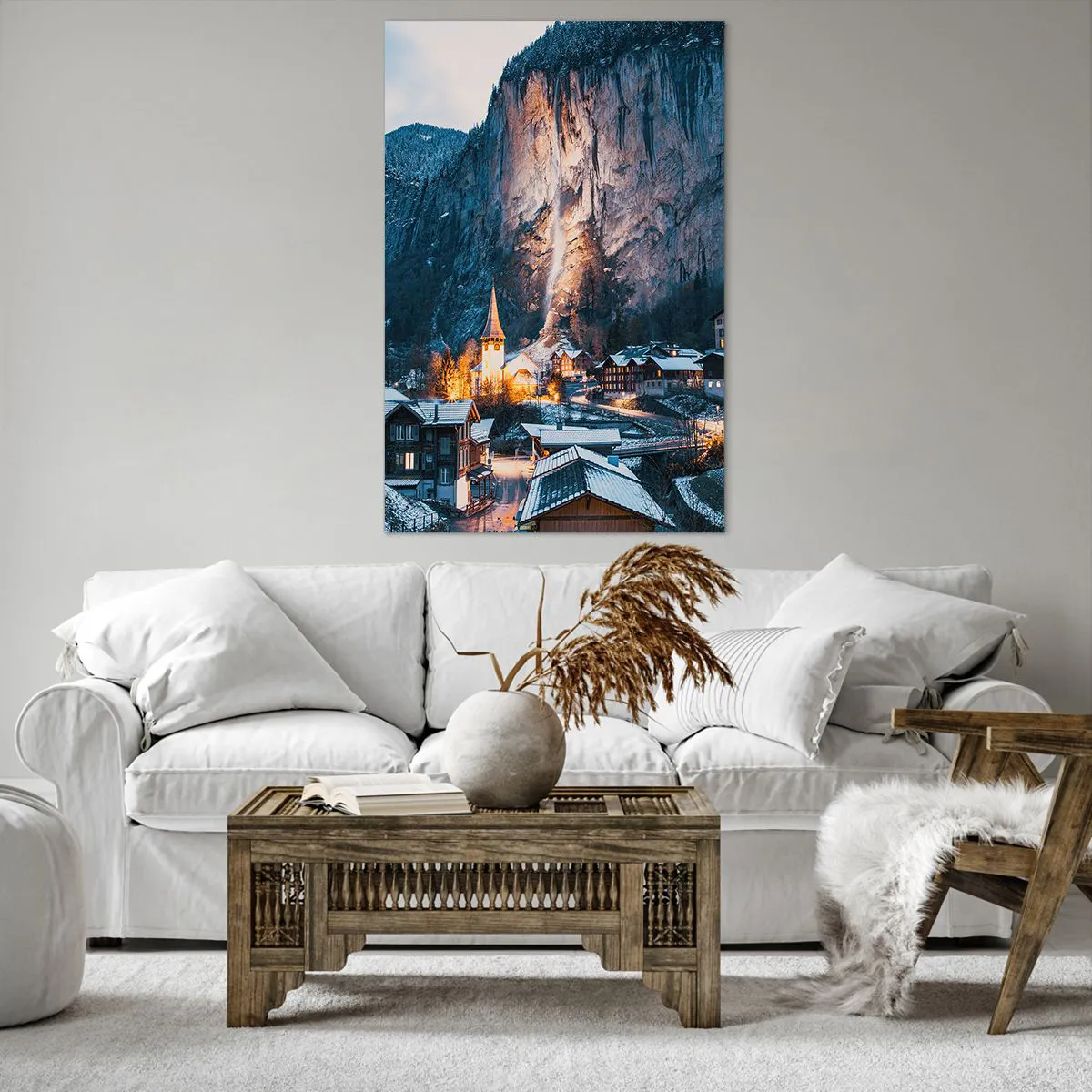 Vászonkép - A tél ragyogó szelleme - 80x120 cm