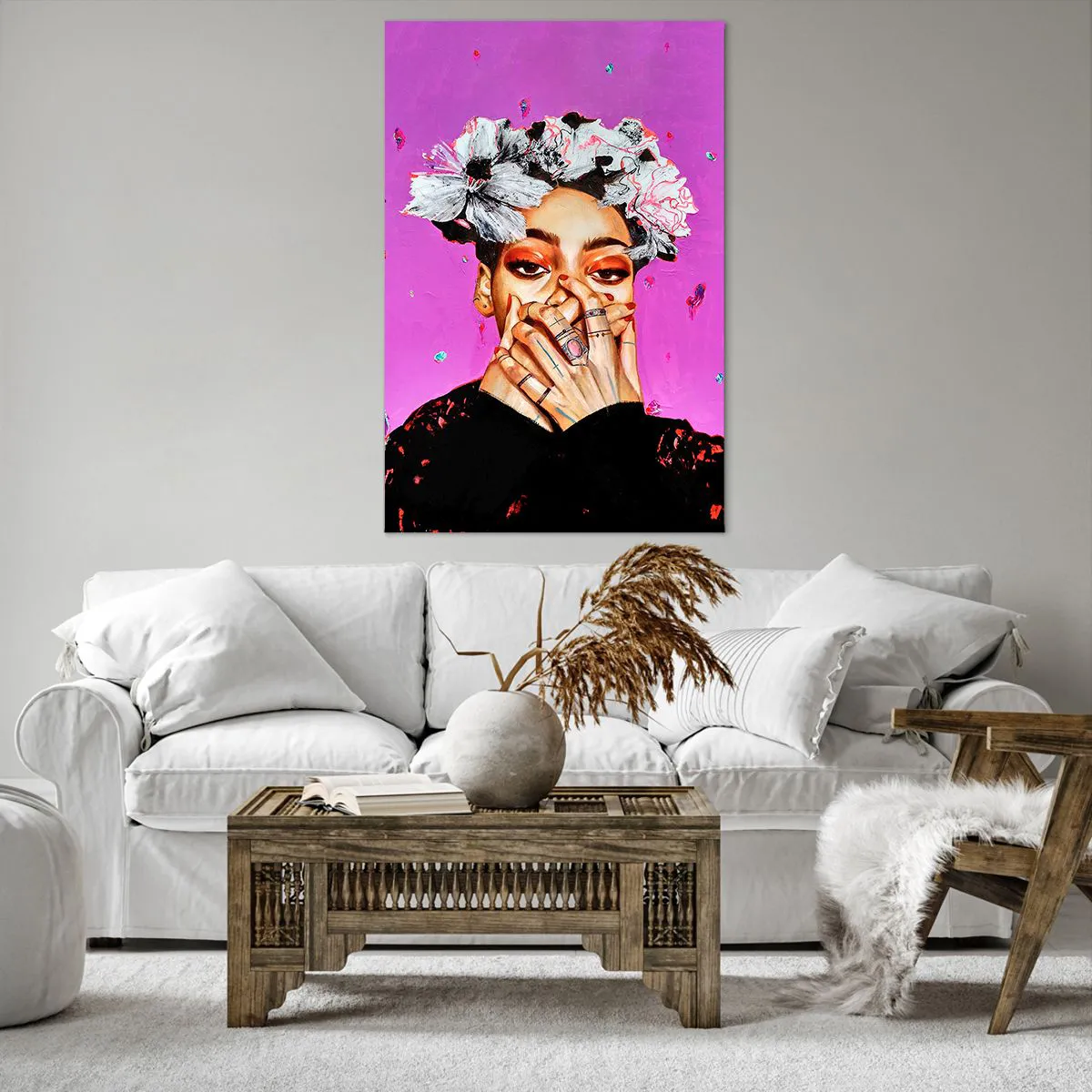 Impression sur toile - Image sur toile - Un peu fou - 80x120 cm