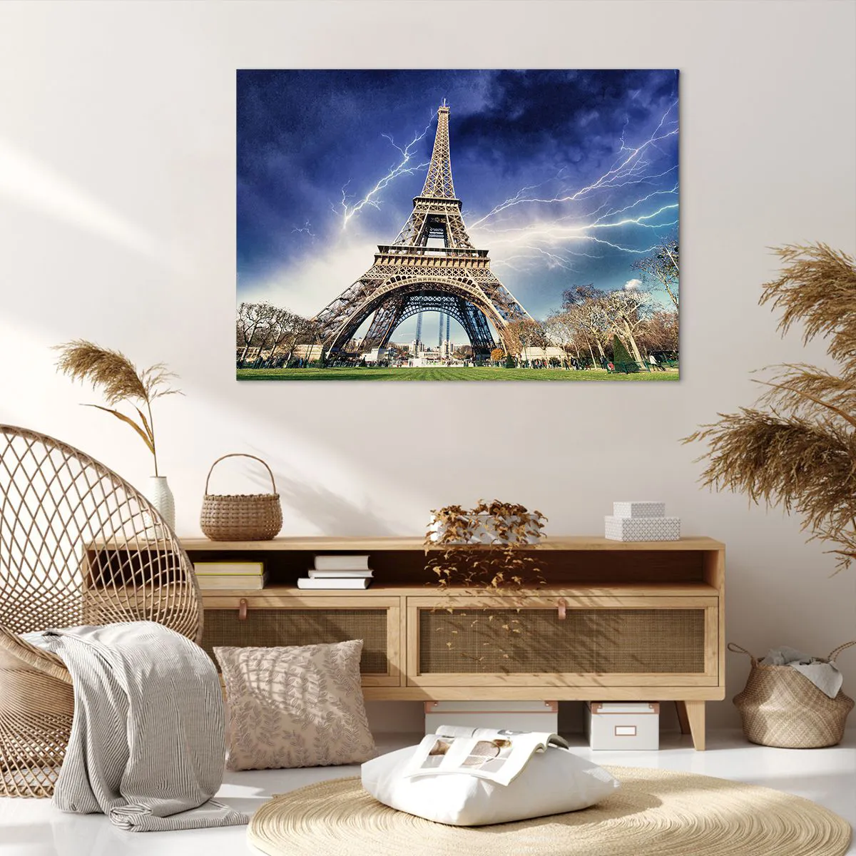 Lærredstryk - Billede på lærred - Stormens herskerinde - 100x70 cm