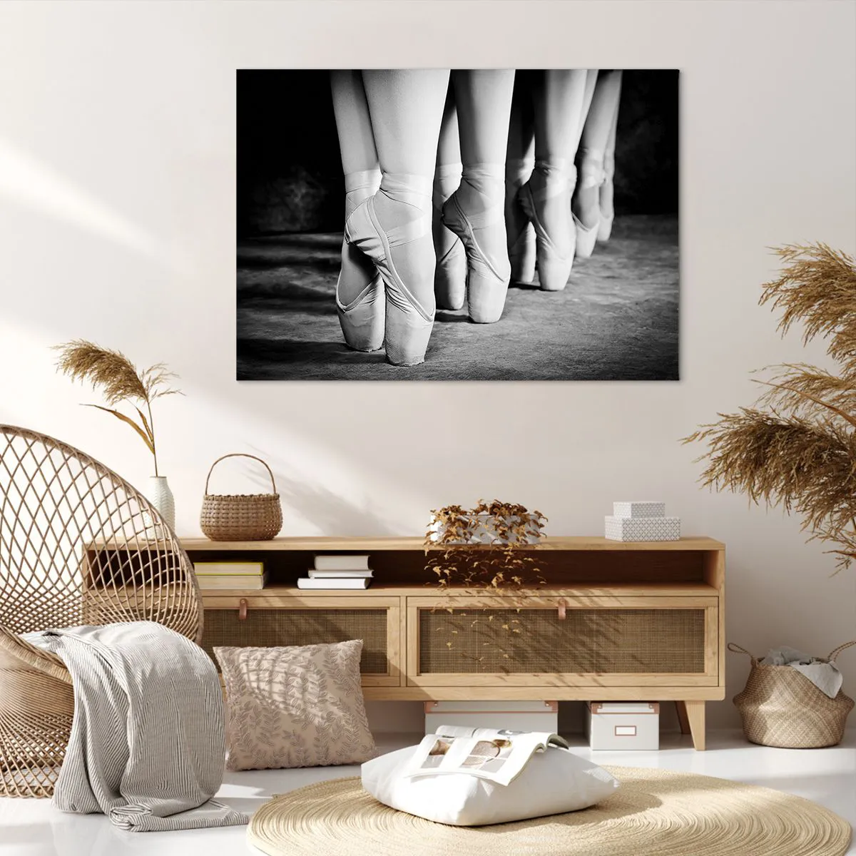 Lærredstryk - Billede på lærred - Sammen, let - 100x70 cm