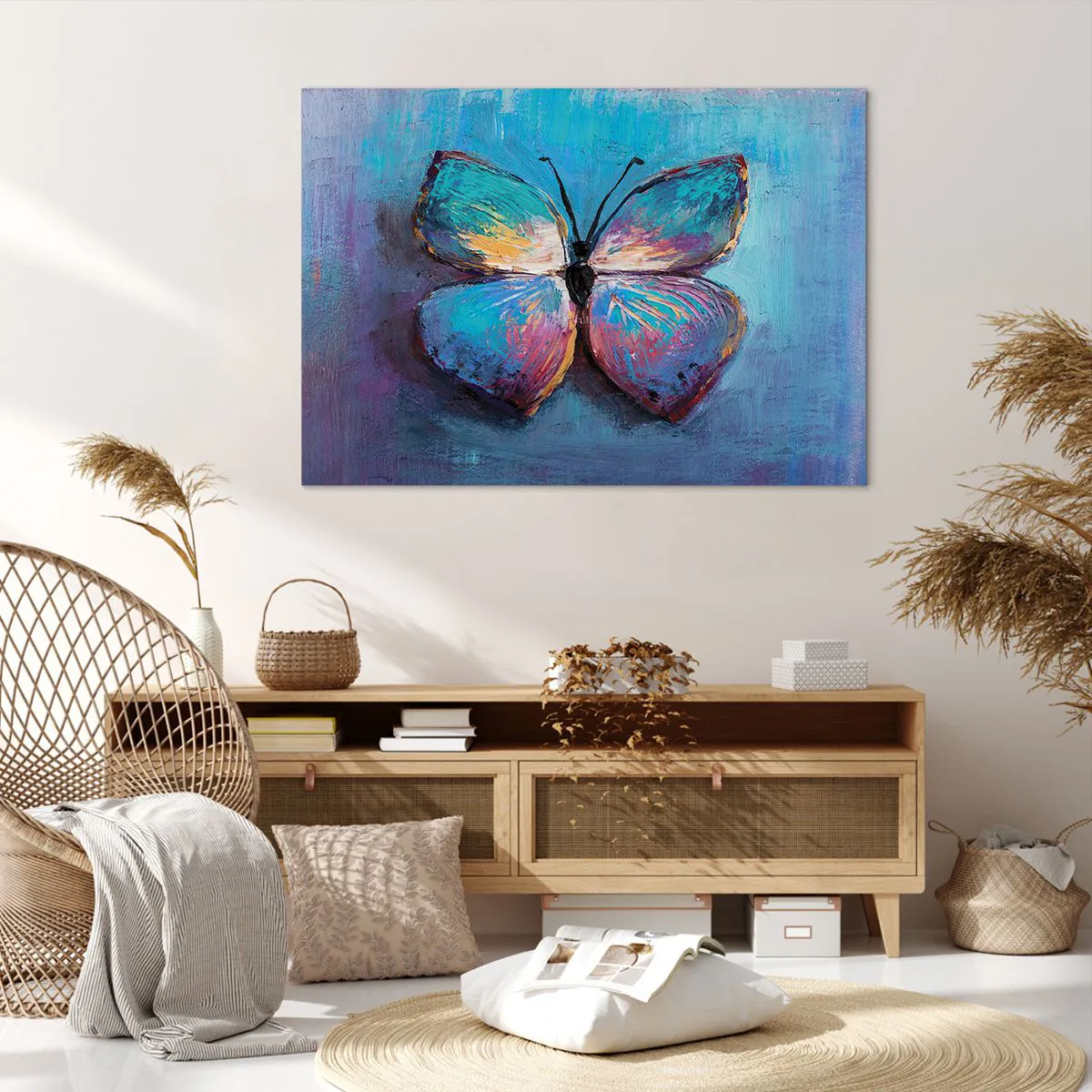 Lærredstryk - Billede på lærred - I sin fulde pragt - 100x70 cm