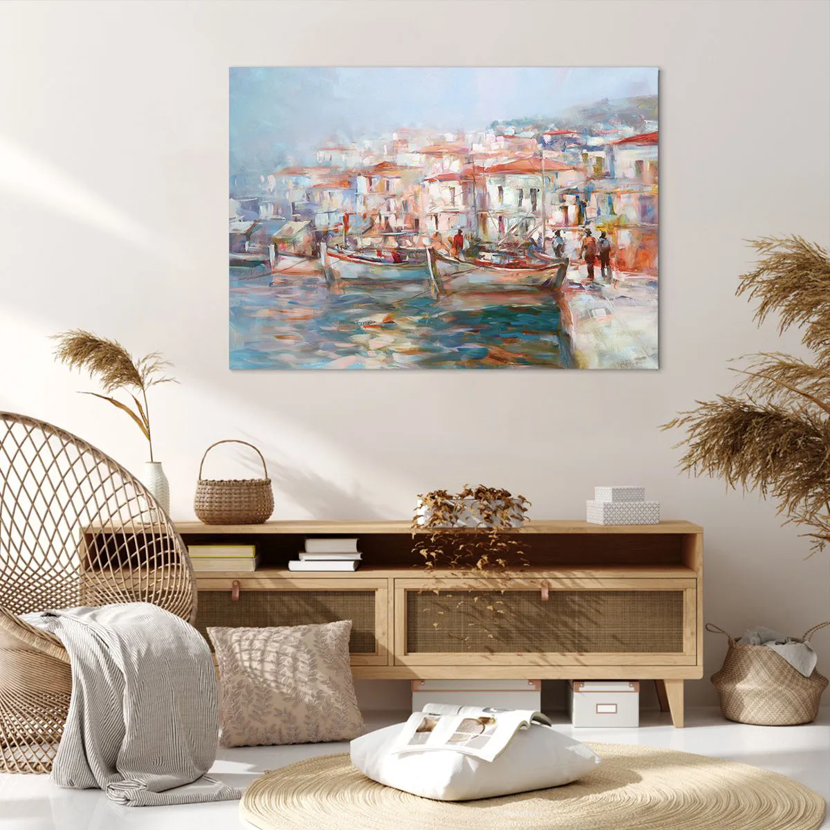 Vászonkép - Pasztell vakáció - 100x70 cm