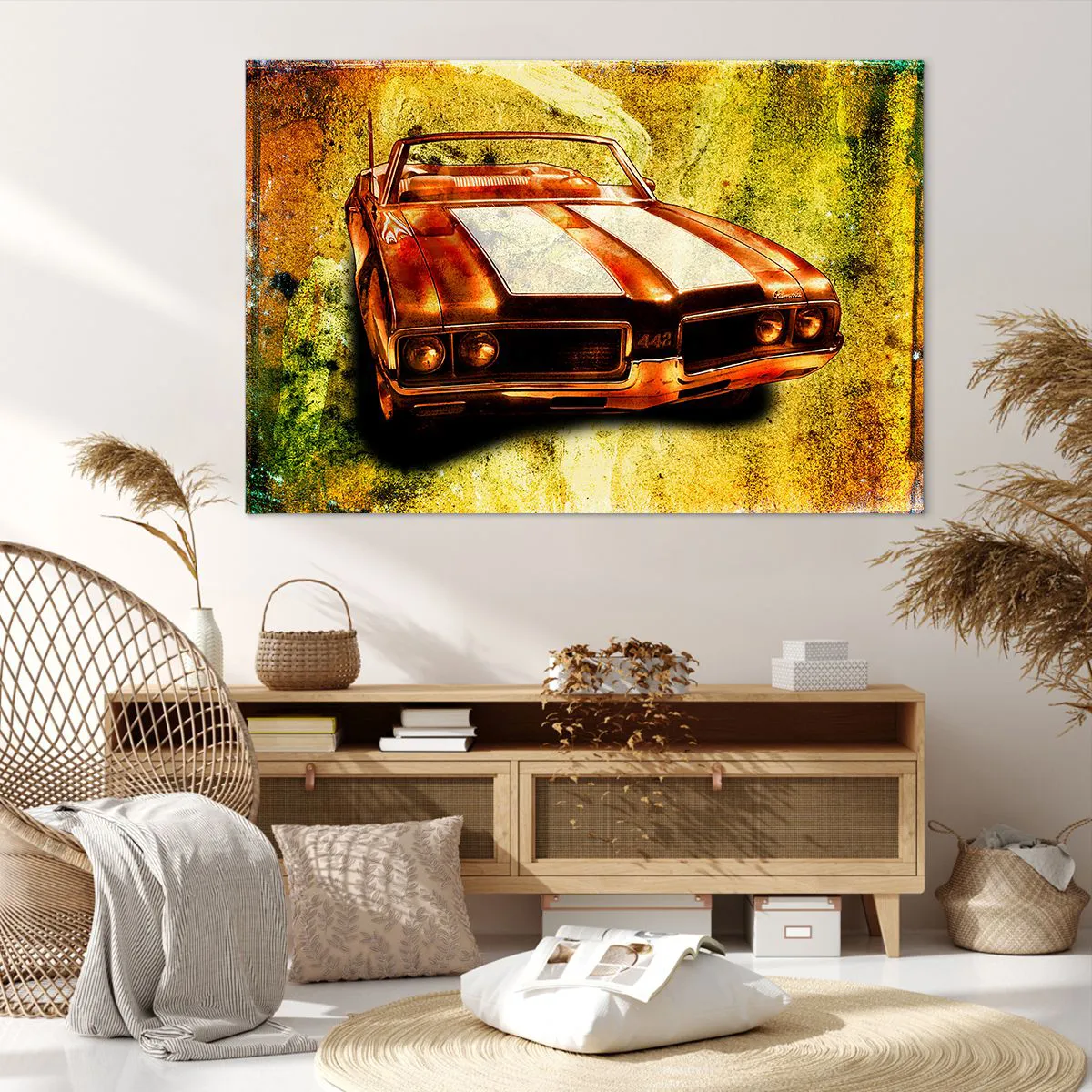 Tablou pe pânză - Puterea fermecătoare a formelor - 120x80 cm