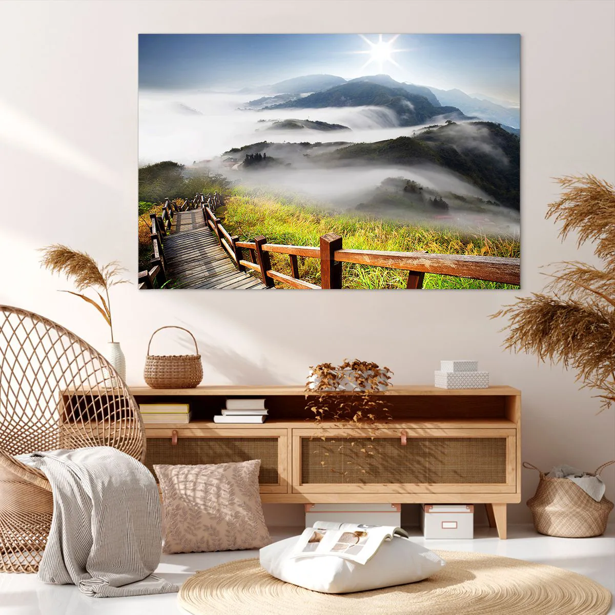 Lærredstryk - Billede på lærred - Vævet mod blænding og tåge - 120x80 cm