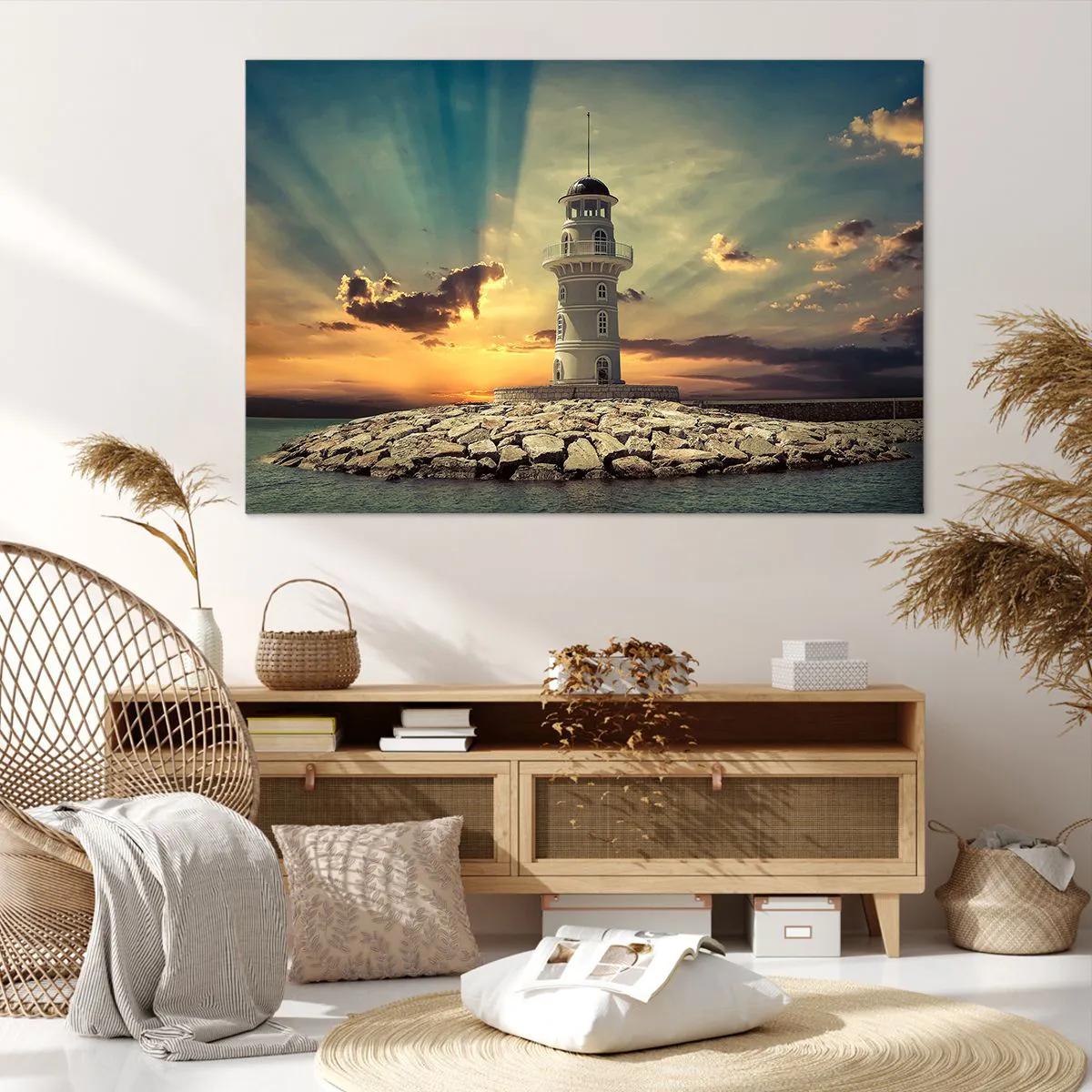 Vászonkép - Fény - Jóság - Szépség - 120x80 cm