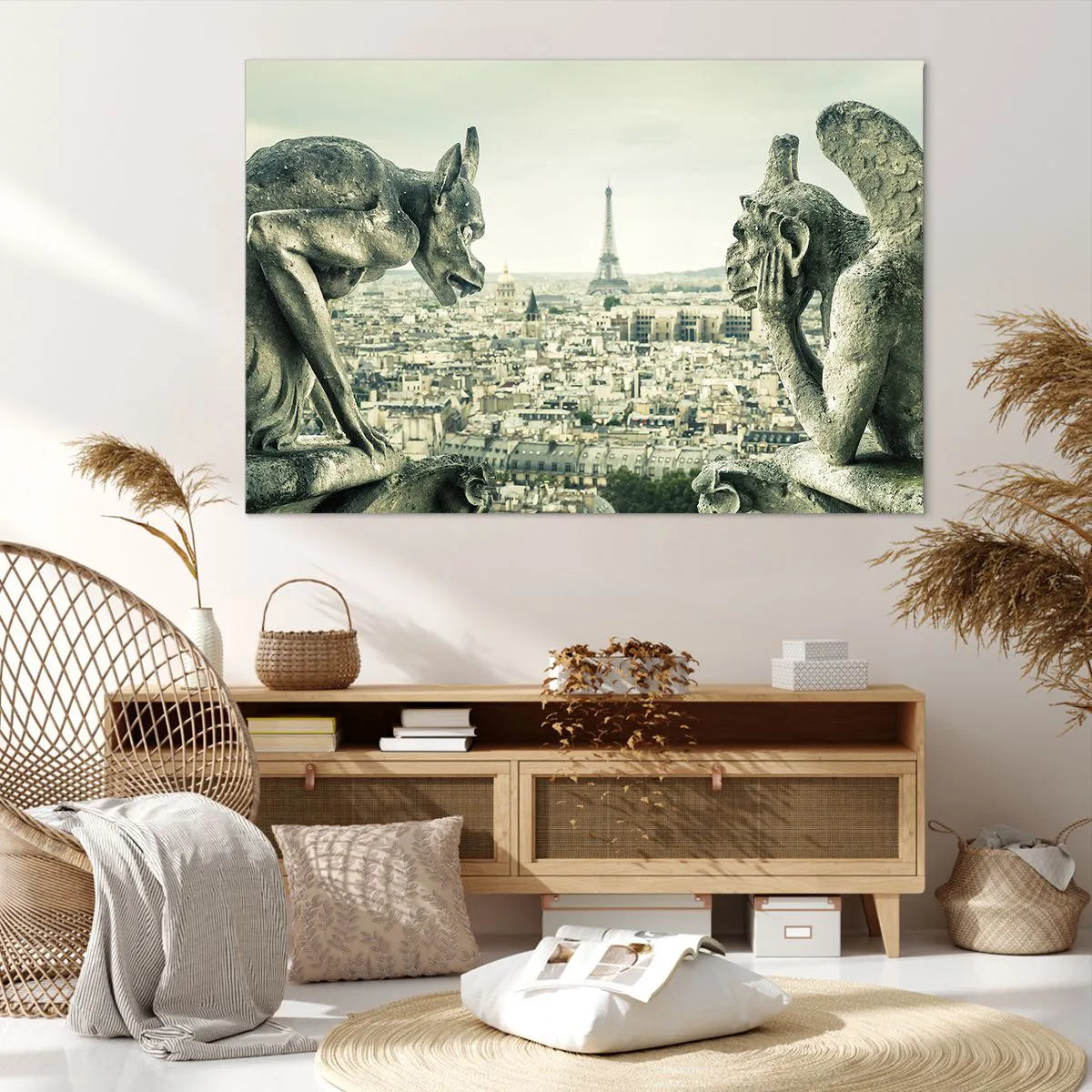 Vászonkép - Párizsi csevegés - 120x80 cm