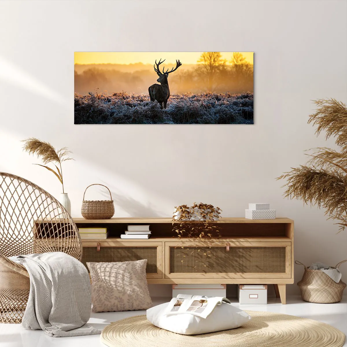 Canvas picture - Crowned in Its Kingdom - 100x40 cm