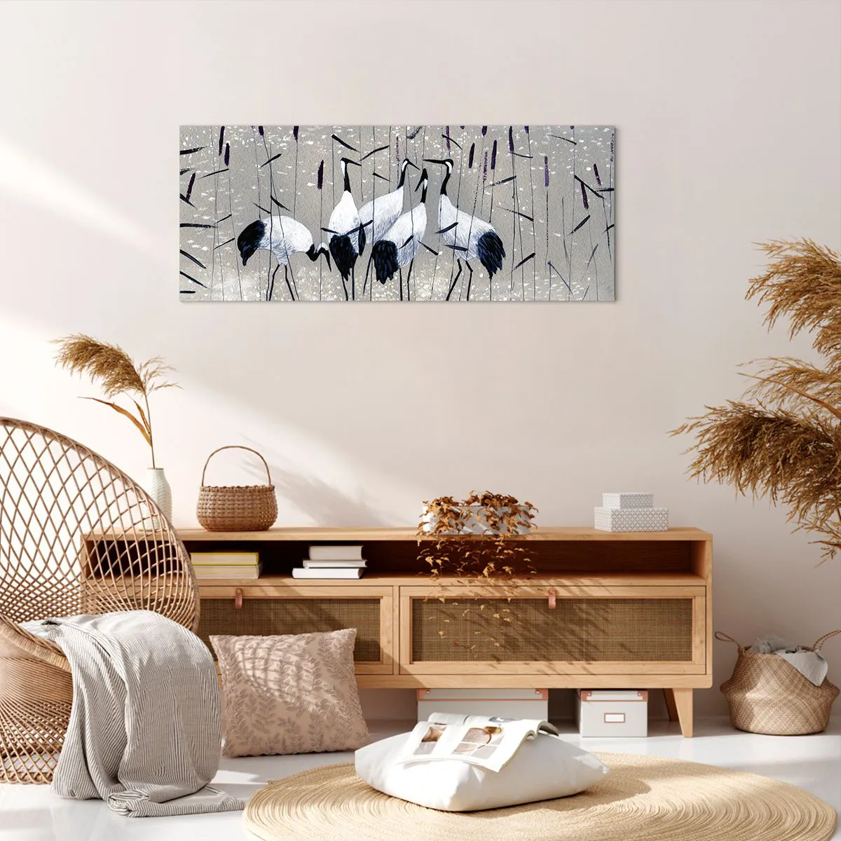 Bild auf Leinwand - Leinwandbild - Unter ihren eigenen - 100x40 cm