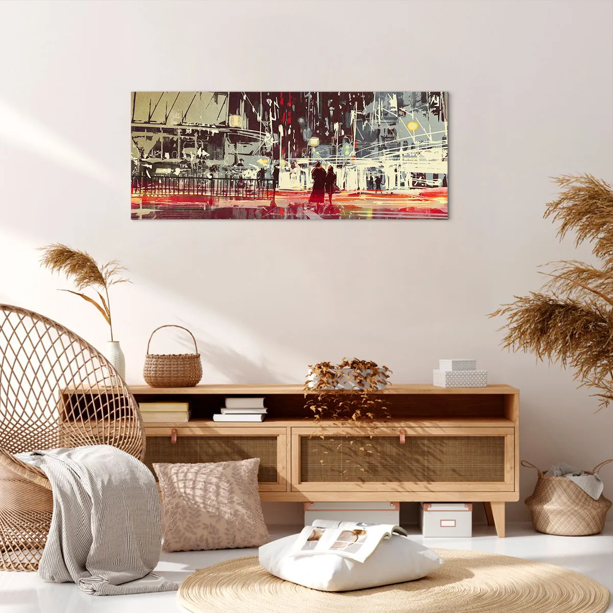 Vászonkép - Egy nagyvárosi átkelő - 100x40 cm