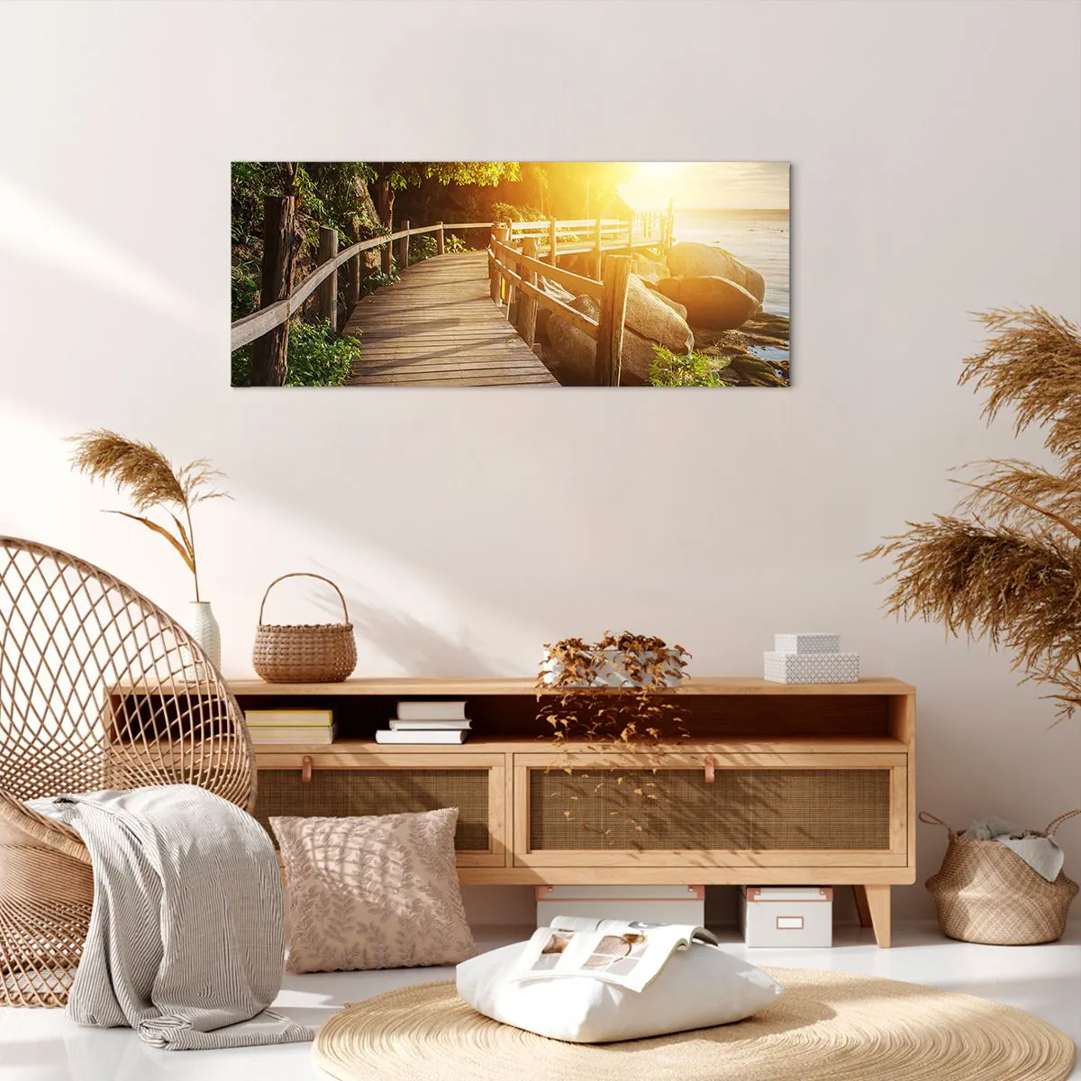 Canvas picture - Another Bend, New Wonders - 100x40 cm