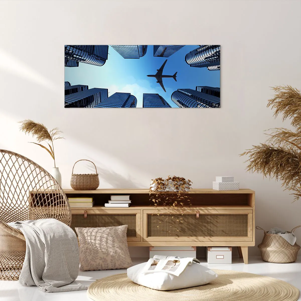 Canvas picture - View from a Glass Gorge - 120x50 cm