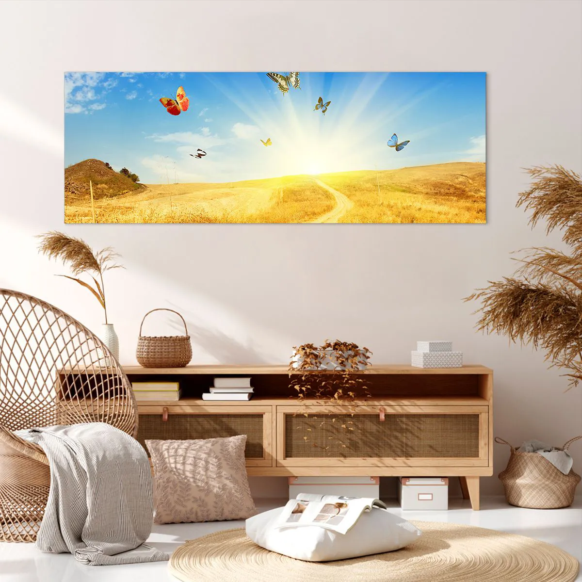 Canvas picture - How Can You Not Love the Summer? - 140x50 cm
