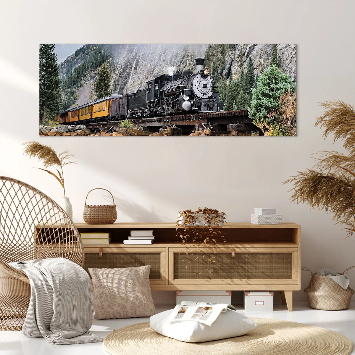 Vászonkép - Hova? Hova? - 140x50 cm