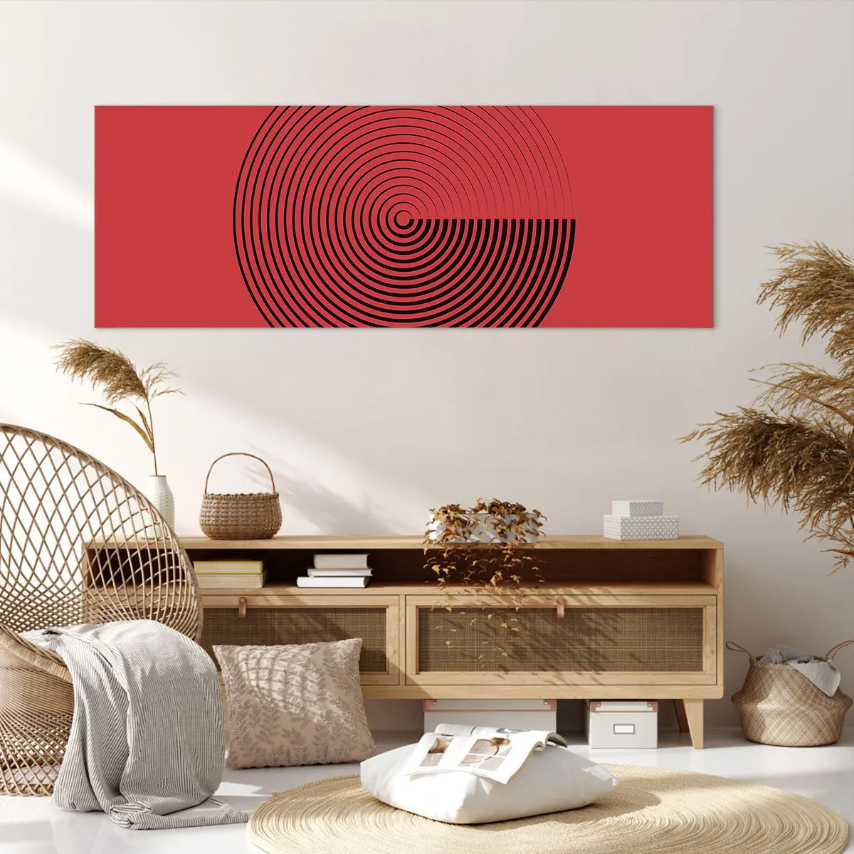 Vászonkép - Körkörös mozgás - 140x50 cm