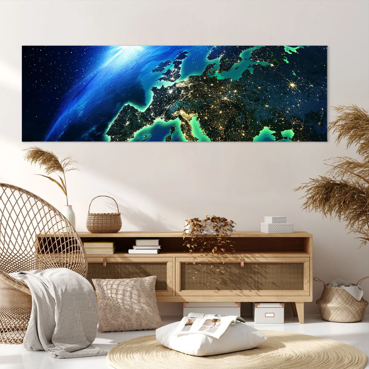 Vászonkép - Ragyogó Európa - 160x50 cm