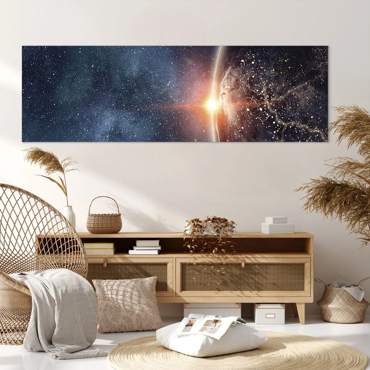 Canvas picture - In a New Perspective - 160x50 cm