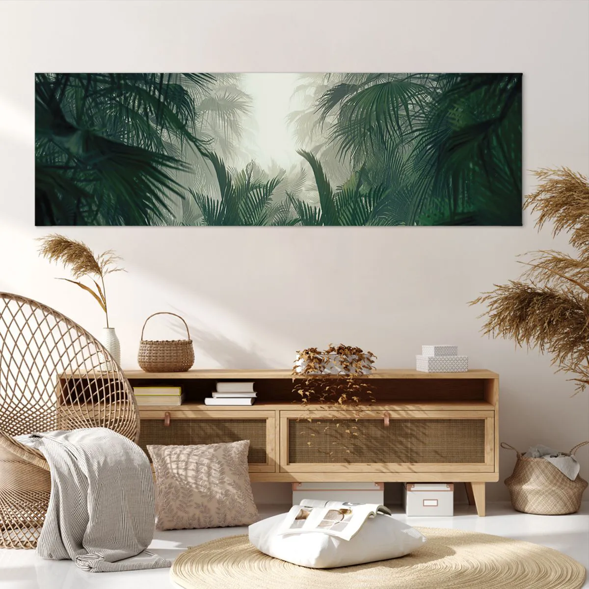 Canvas picture - Tropical Secret - 160x50 cm
