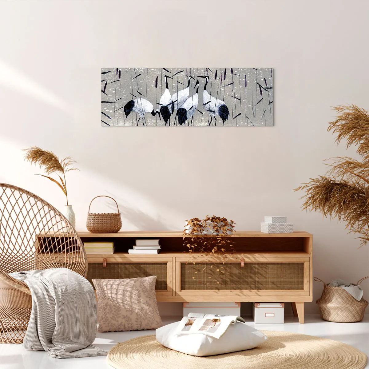 Bild auf Leinwand - Leinwandbild - Unter ihren eigenen - 90x30 cm