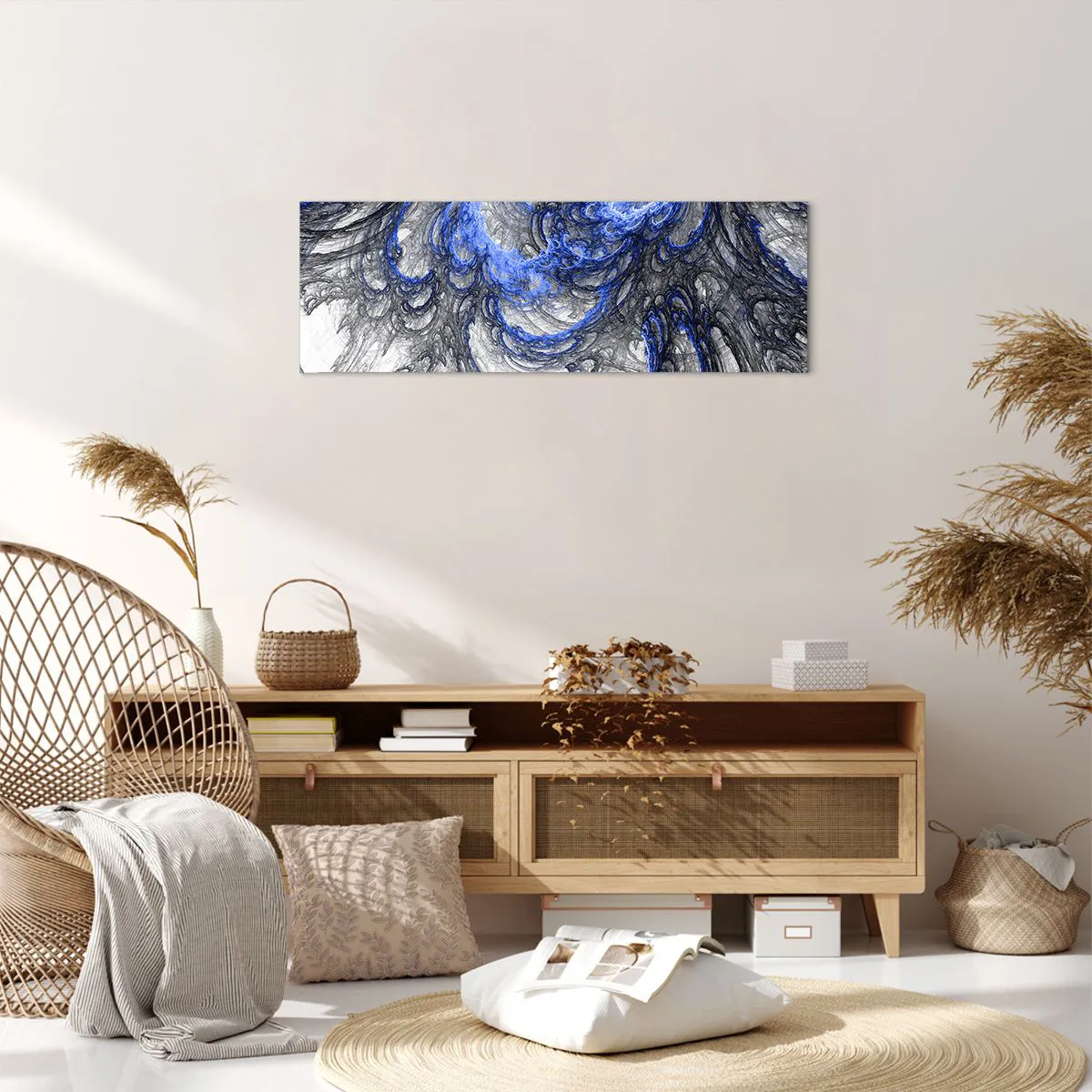 Impression sur toile - Image sur toile - La naissance d'une vague - 90x30 cm