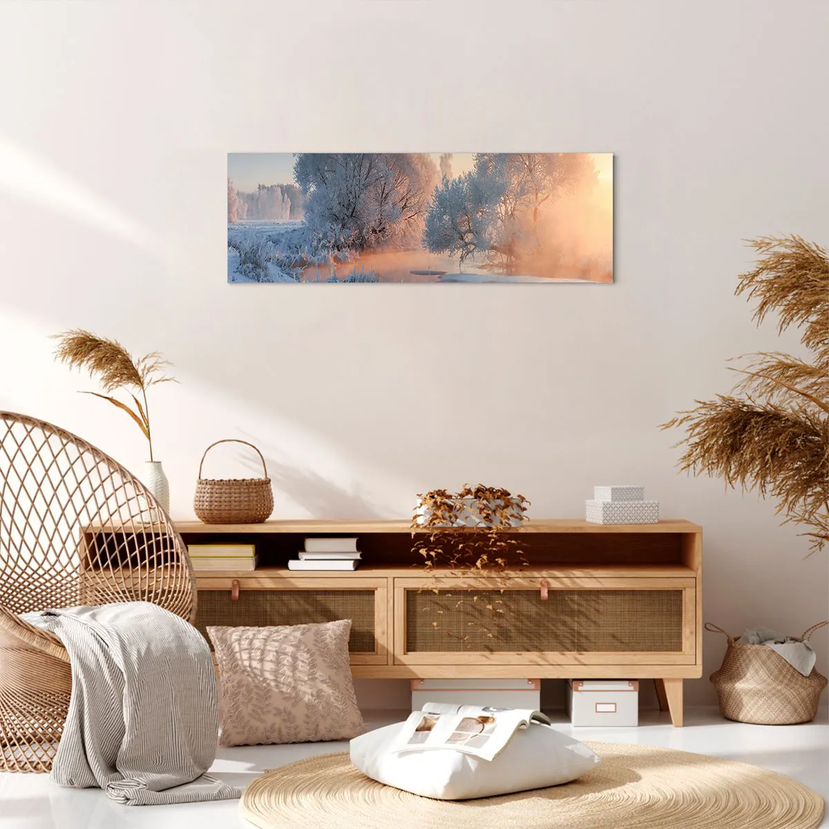Canvas picture - Everything Shines in Sunny Crystal - 90x30 cm