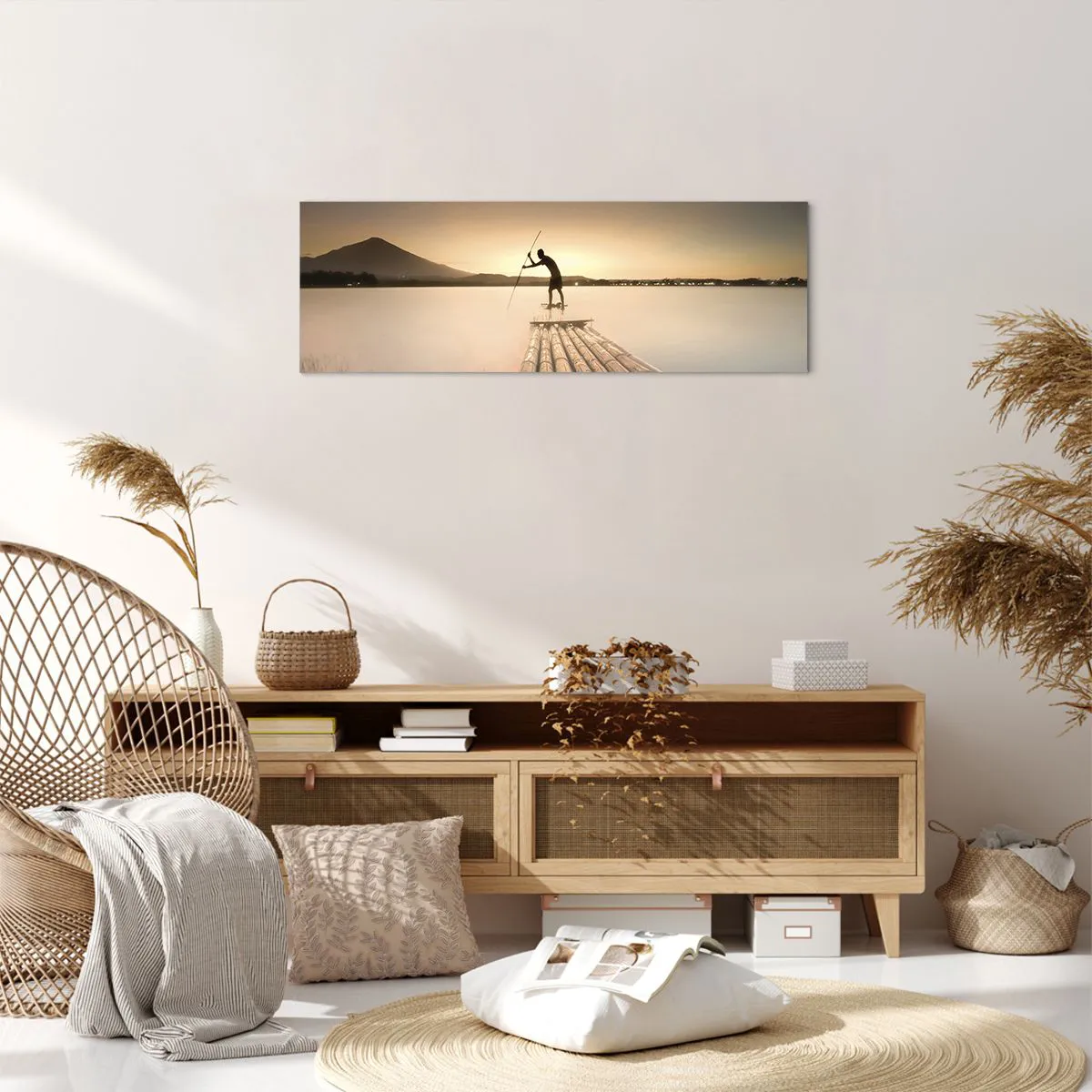 Impression sur toile - Image sur toile - Avant la fin du jour - 90x30 cm