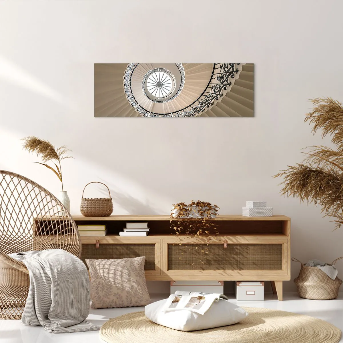 Obraz na plátně - Uvnitř mušle - 90x30 cm