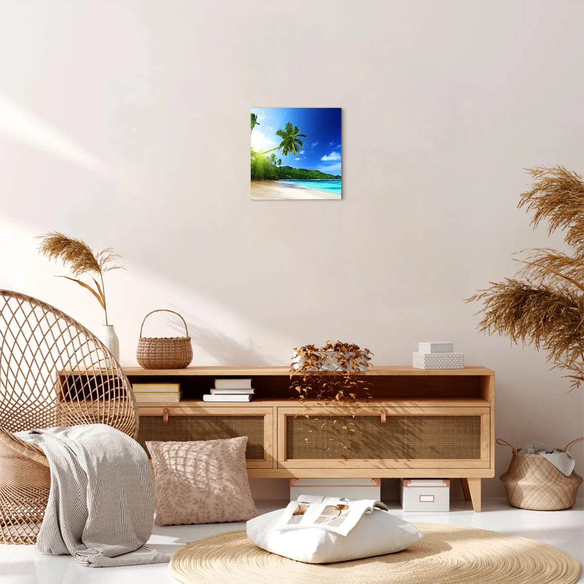 Obraz na płótnie - Łagodny dotyk tropików - 30x30 cm