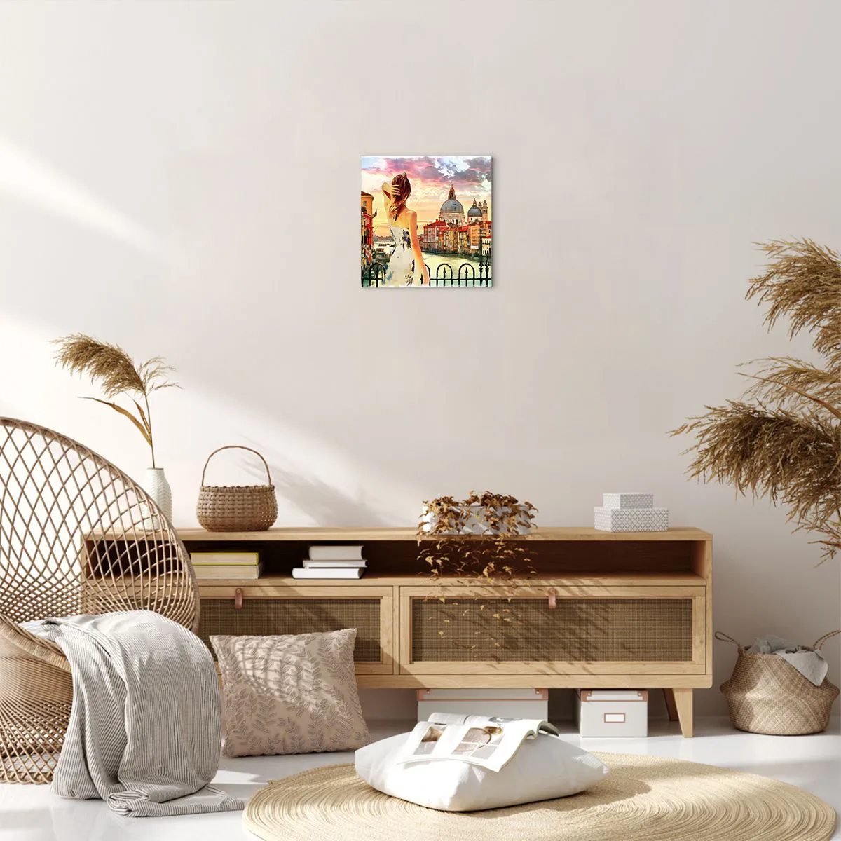 Bild auf Leinwand - Leinwandbild - Als Abenteuer nur in ... - 30x30 cm