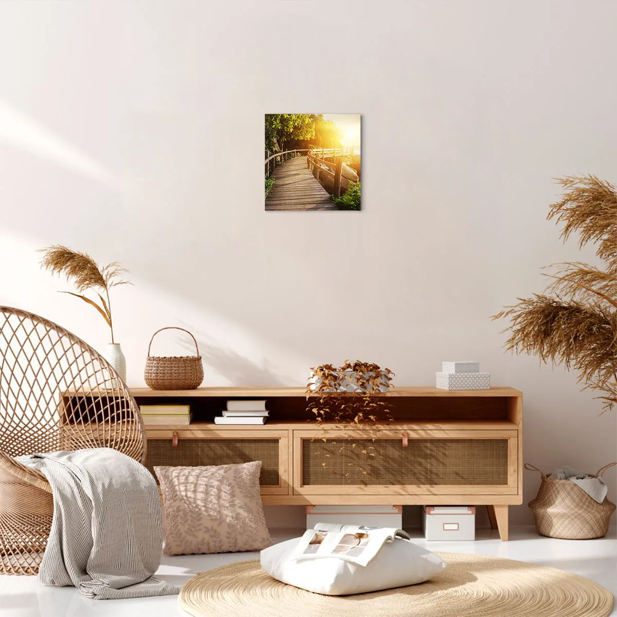 Lærredstryk - Billede på lærred - Endnu et sving, endnu et under - 30x30 cm