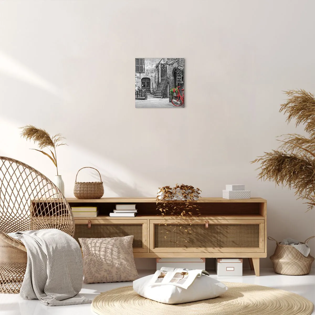 Obraz na płótnie - Toskański zaułek - 30x30 cm