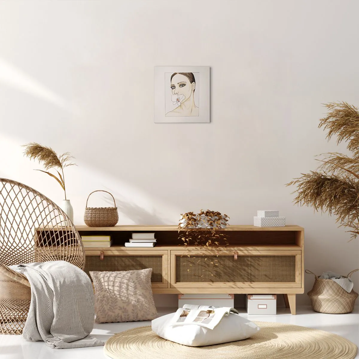 Canvas picture - Symbol of Elegance and Beauty - 30x30 cm