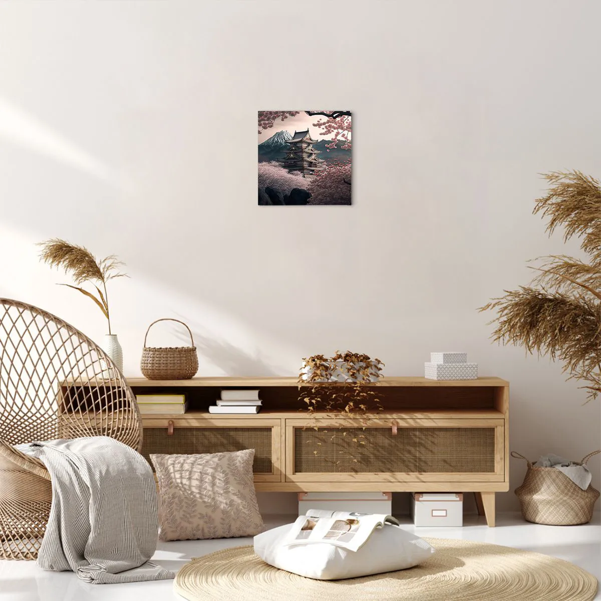 Canvas picture - Land of Cherry Blossoms - 30x30 cm