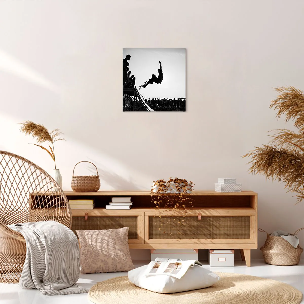 Schilderen op canvas - Helden en kijkers - 40x40 cm