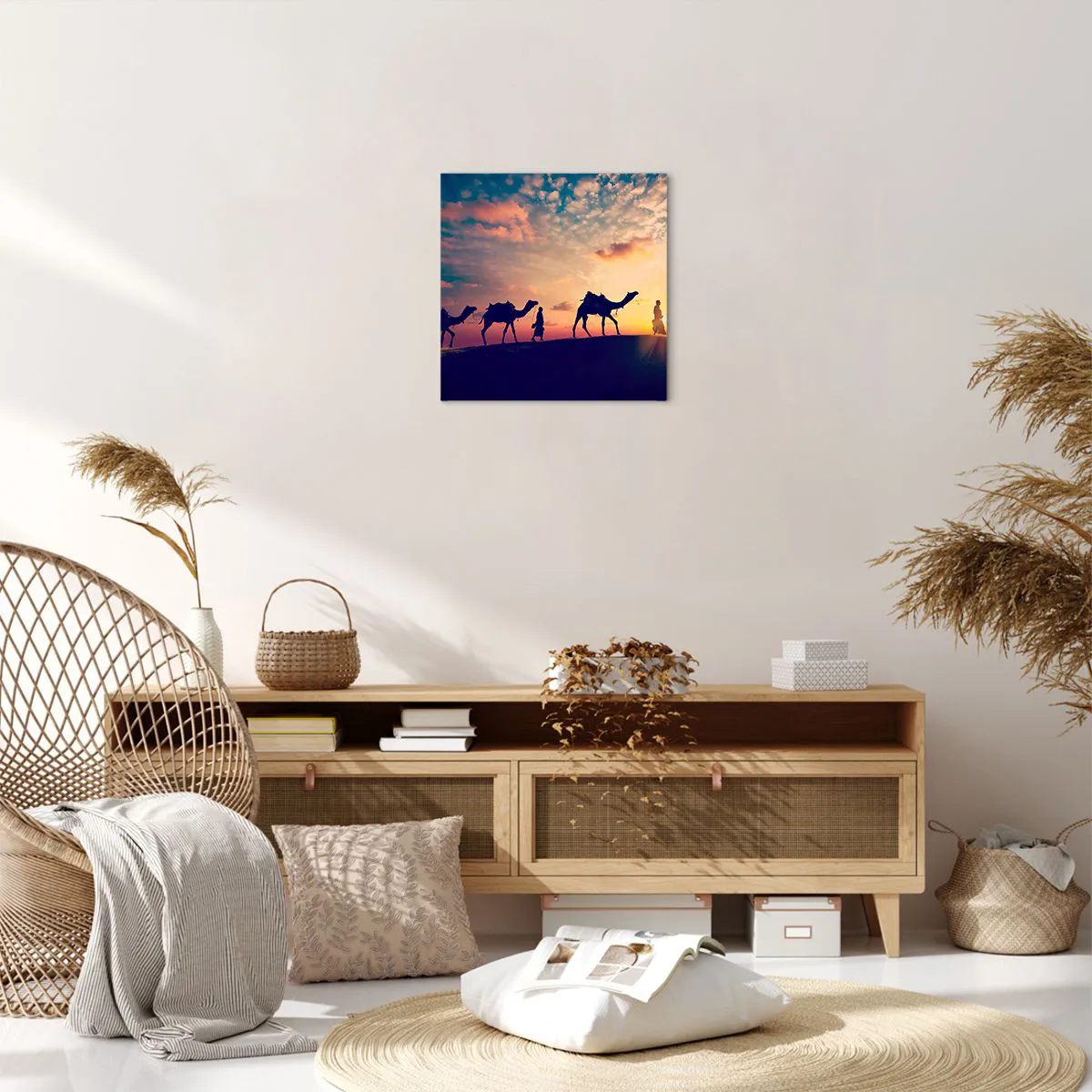 Impression sur toile - Image sur toile - L'esprit mystérieux de l'Orient - 40x40 cm