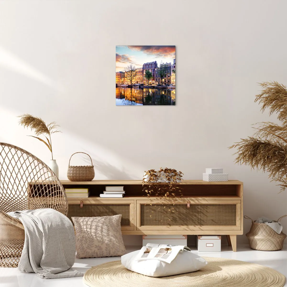 Quadro su tela - Stampe su Tela - Bellezza olandese riservata e tranquilla - 40x40 cm