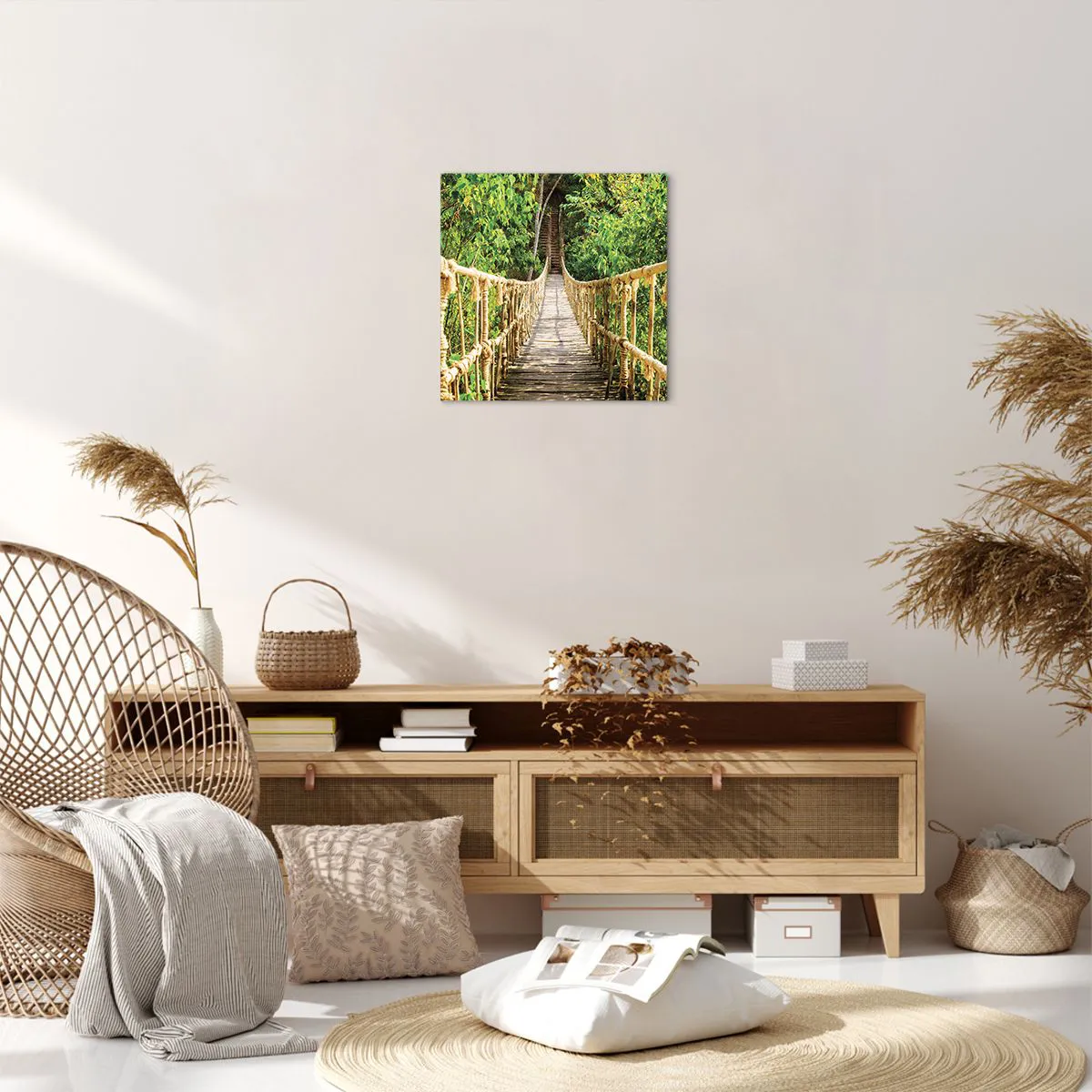 Impression sur toile - Image sur toile - Suspendu dans la nature - 40x40 cm