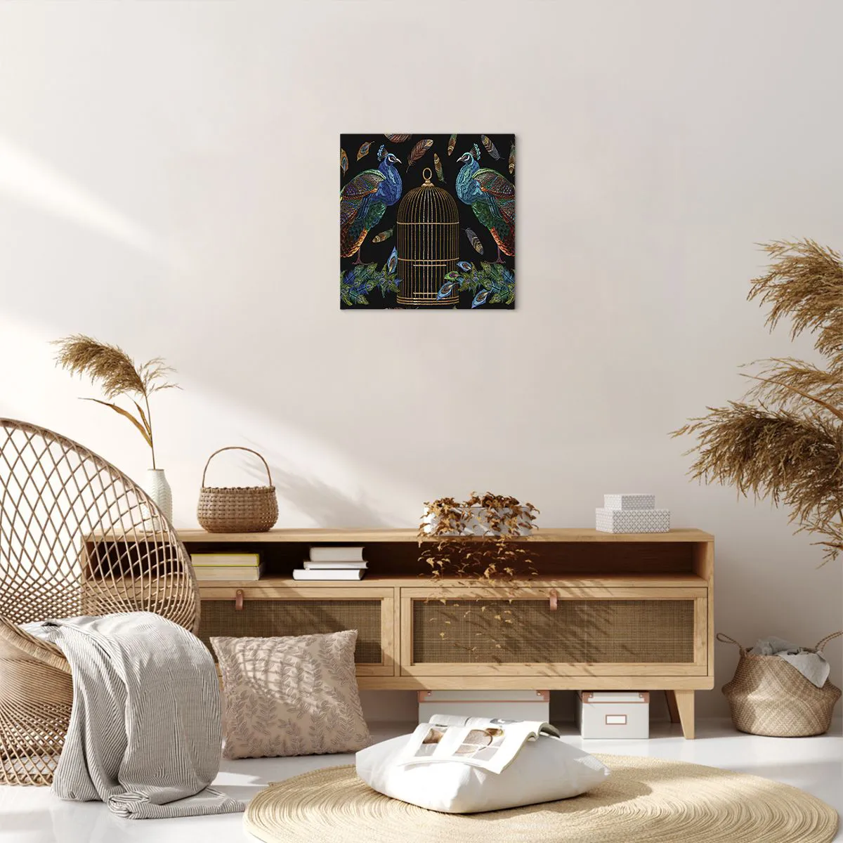 Impression sur toile - Image sur toile - En robes royales - 40x40 cm