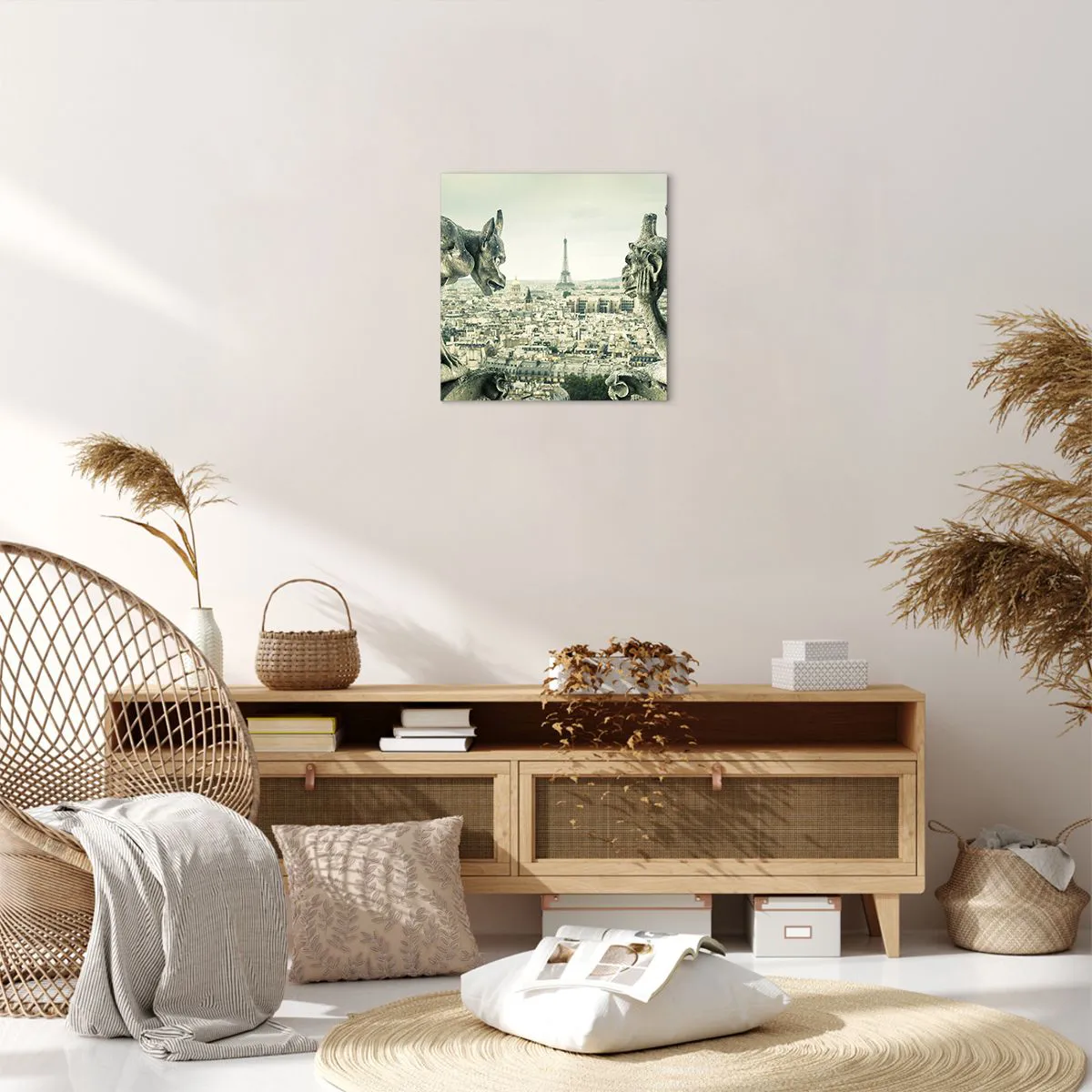 Vászonkép - Párizsi csevegés - 40x40 cm