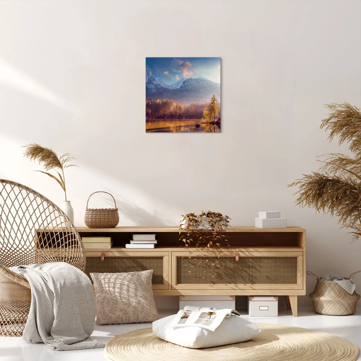 Vászonkép - A hegyekben és völgyekben - 40x40 cm