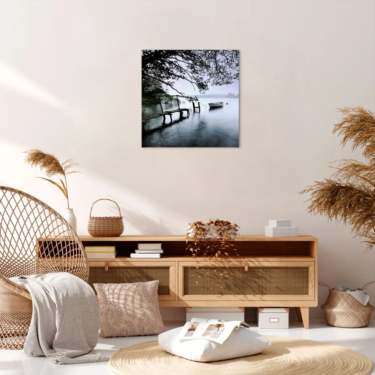 Schilderen op canvas - Je bent al aan het rusten - 50x50 cm