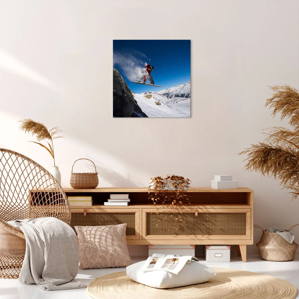 Canvas picture - And You Became Part of Space - 50x50 cm