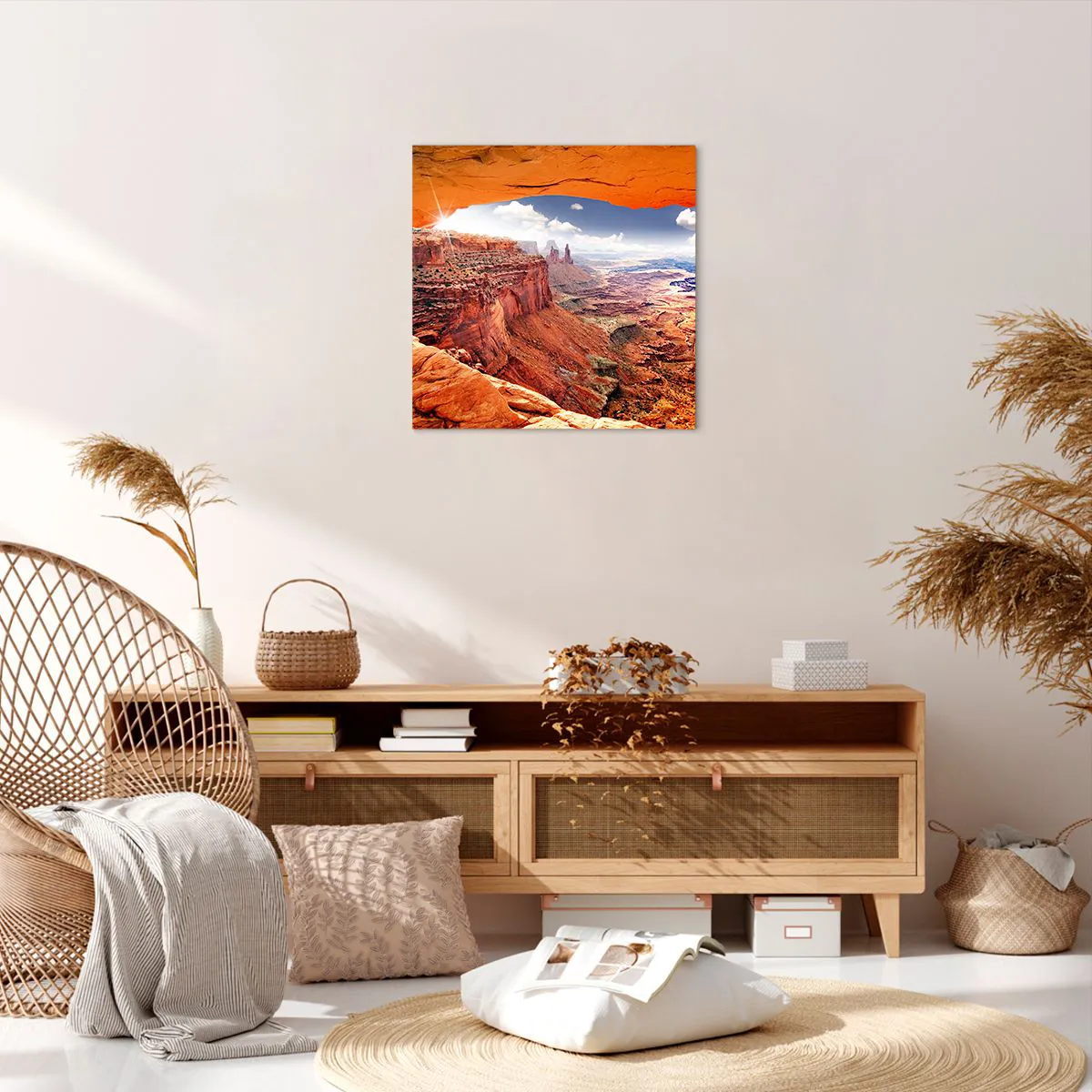 Canvastavla - Bild på duk - Skapat av naturen - 50x50 cm