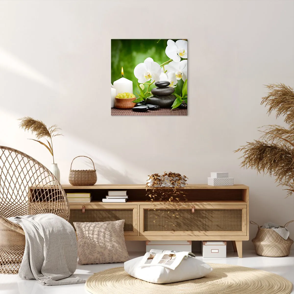 Vászonkép - Illatos, virágos, finom érintés - 50x50 cm