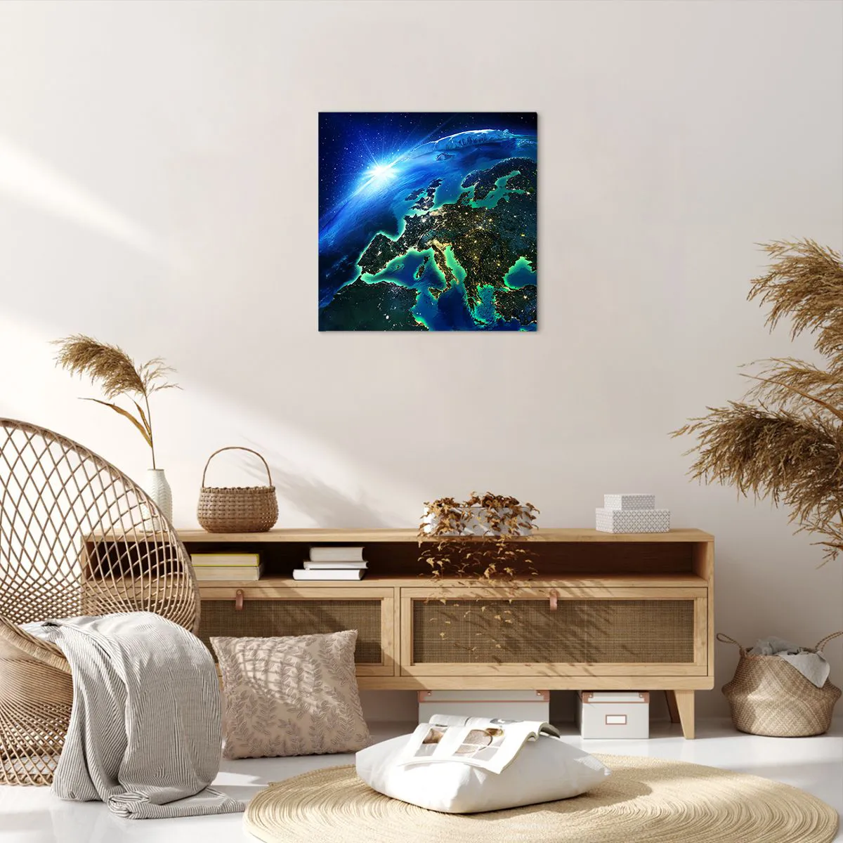 Canvas picture - Sparkling Europe - 50x50 cm