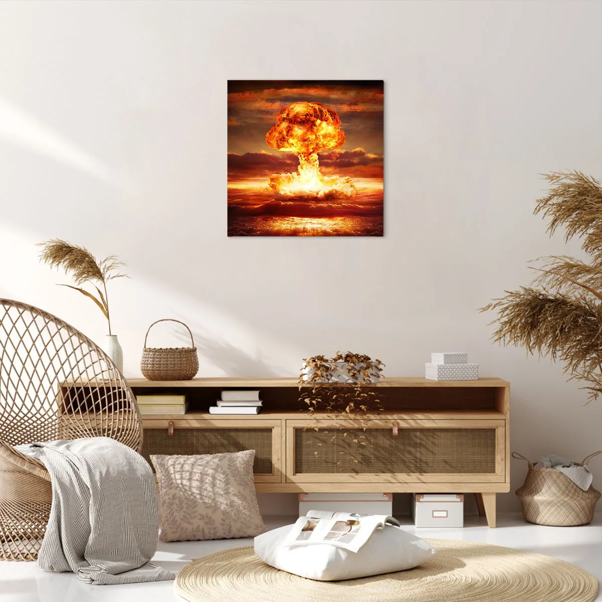 Schilderen op canvas - En het einde zal komen - 50x50 cm