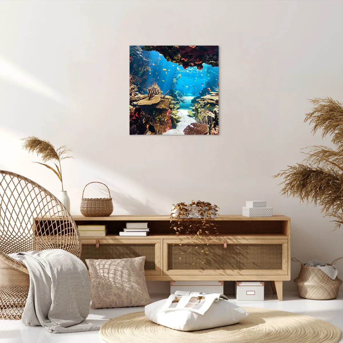 Bild auf Leinwand - Leinwandbild - Du hast es noch nicht einmal geträumt - 50x50 cm