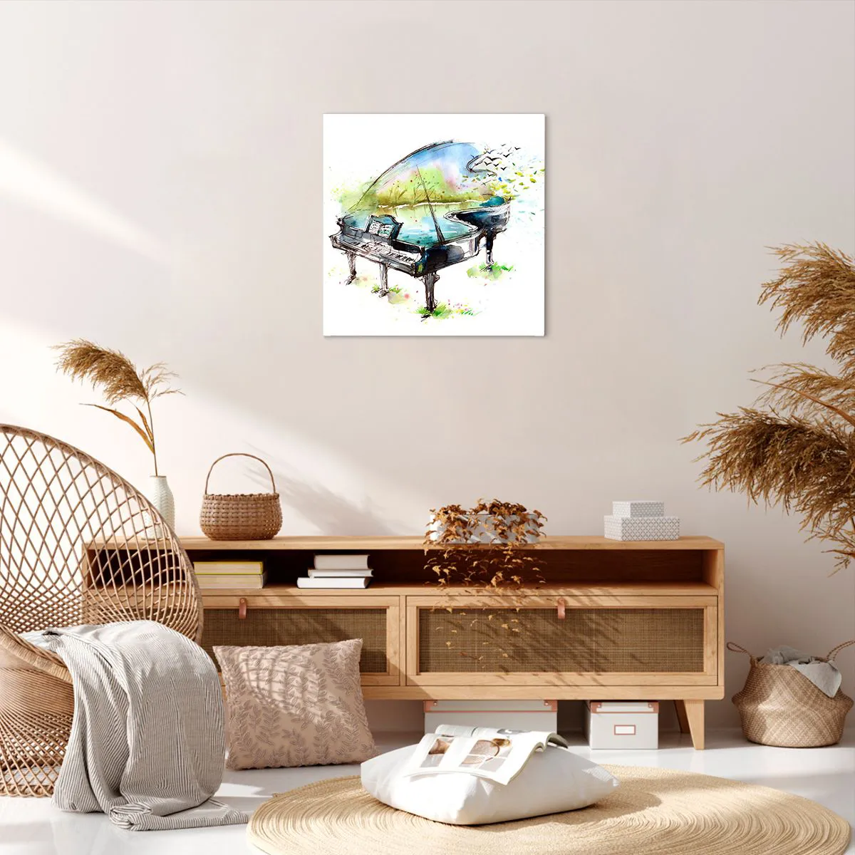 Obraz na plátně - Zakleté v hudbě - 50x50 cm